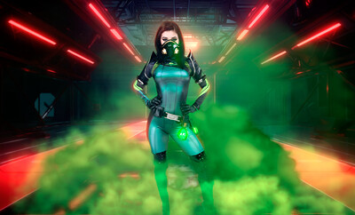 Raven Lane in Valorant Viper from VR Cosplay X