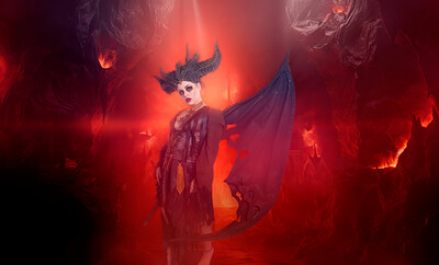 Anna Claire Clouds in Diablo IV Lilith from VR Cosplay X