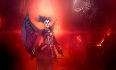 Anna Claire Clouds in Diablo IV Lilith from VR Cosplay X