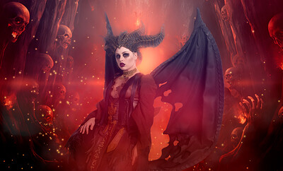 Anna Claire Clouds in Diablo IV Lilith from VR Cosplay X