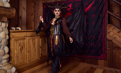 Anna Claire Clouds in Diablo IV Lilith from VR Cosplay X