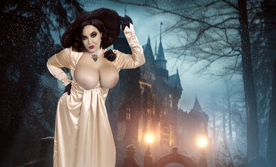 Natasha Nice in Resident Evil Village Lady Dimitrescu from VR Cosplay X