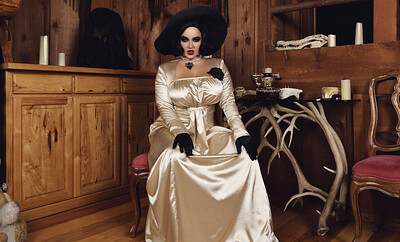 Natasha Nice in Resident Evil Village Lady Dimitrescu from VR Cosplay X