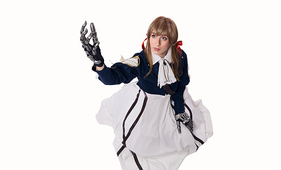Angel Youngs in Violet Evergarden from VR Cosplay X