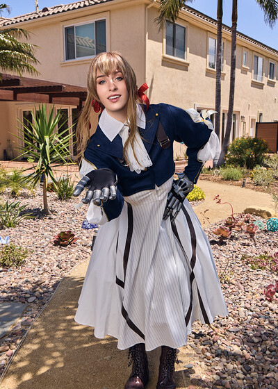 Angel Youngs in Violet Evergarden from VR Cosplay X