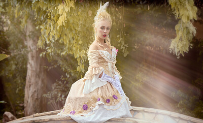 Braylin Bailey in Marie Antoinette from VR Cosplay X