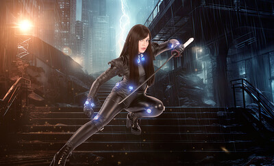 Jewelz Blu in GANTZ from VR Cosplay X