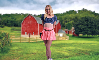 Kallie Taylor in Stardew Valley Haley from VR Cosplay X