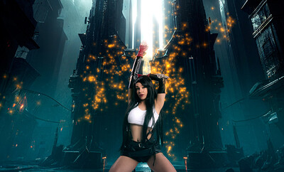 Rissa May in Final Fantasy VII Remake from VR Cosplay X