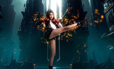 Rissa May in Final Fantasy VII Remake from VR Cosplay X