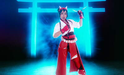 Kimmy Kim in Overwatch 2 Kiriko from VR Cosplay X