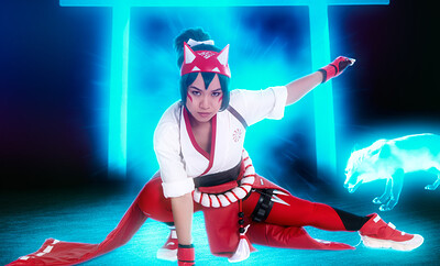 Kimmy Kim in Overwatch 2 Kiriko from VR Cosplay X
