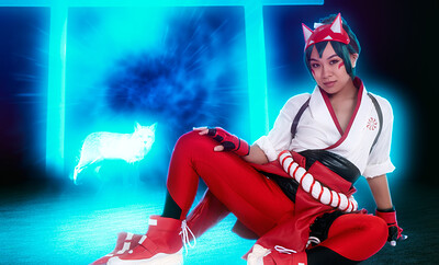 Kimmy Kim in Overwatch 2 Kiriko from VR Cosplay X