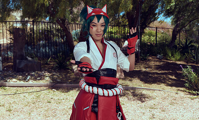 Kimmy Kim in Overwatch 2 Kiriko from VR Cosplay X