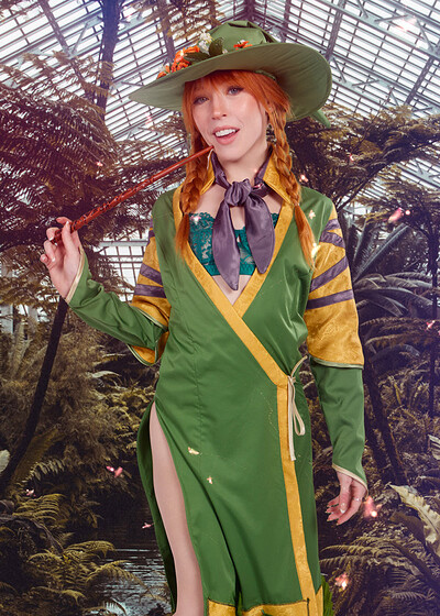 Madi Collins in Hogwarts Legacy Professor Garlick A XXX Parody from VR Cosplay X