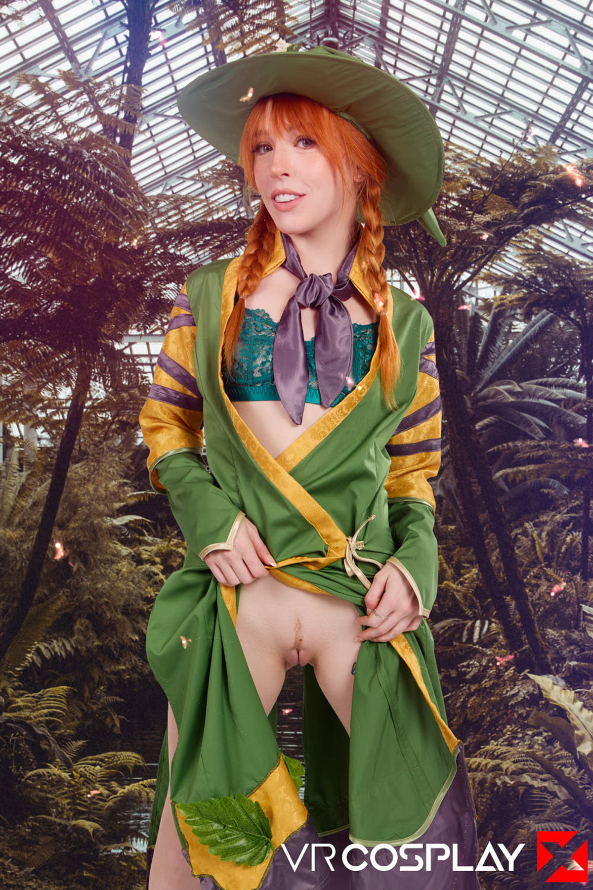 Madi Collins in VR Cosplay X set Hogwarts Legacy Professor Garlick A XXX Parody