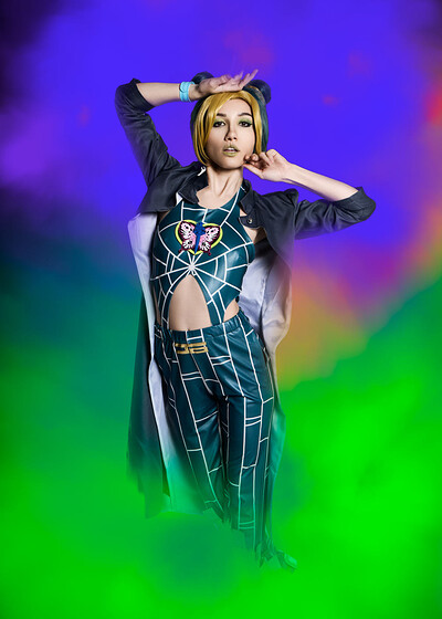Maya Woulfe in Jojos Bizarre Adventure from VR Cosplay X