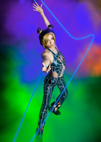 Maya Woulfe in Jojos Bizarre Adventure from VR Cosplay X
