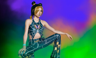 Maya Woulfe in Jojos Bizarre Adventure from VR Cosplay X