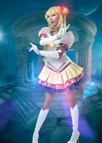 Chloe Temple in Sailor Moon from VR Cosplay X
