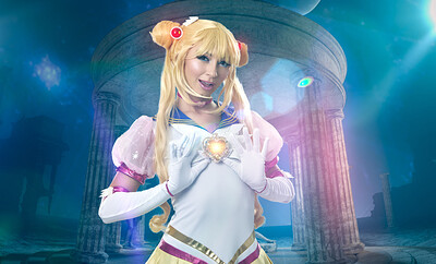 Chloe Temple in Sailor Moon from VR Cosplay X