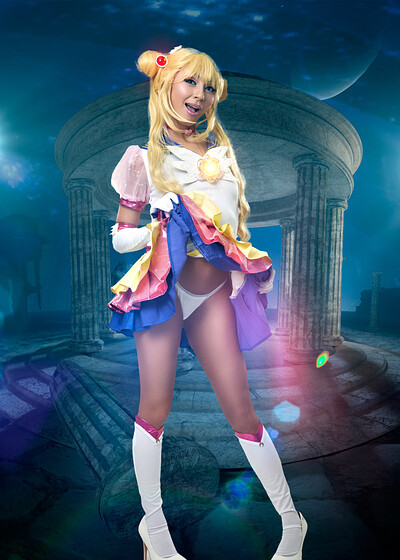 Chloe Temple in Sailor Moon from VR Cosplay X