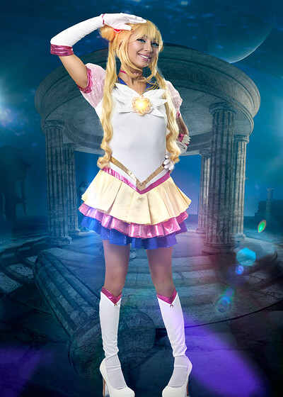 Chloe Temple in Sailor Moon from VR Cosplay X
