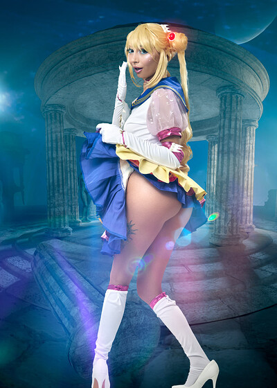 Chloe Temple in Sailor Moon from VR Cosplay X