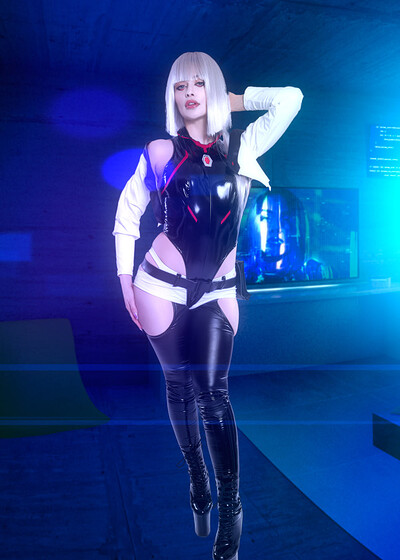 Jewelz Blu in Cyberpunk Edgerunners from VR Cosplay X