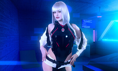 Jewelz Blu in Cyberpunk Edgerunners from VR Cosplay X