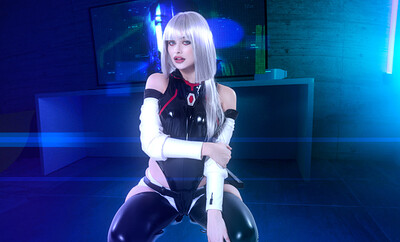 Jewelz Blu in Cyberpunk Edgerunners from VR Cosplay X