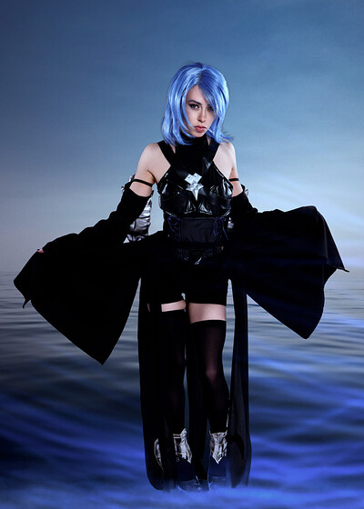 Alexa Nova in Kingdom Hearts III Aqua from VR Cosplay X