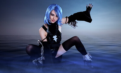 Alexa Nova in Kingdom Hearts III Aqua from VR Cosplay X