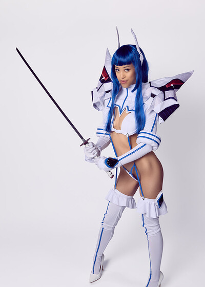 Alexia Anders in Kill La Kill Satsuki Kiryuin from VR Cosplay X