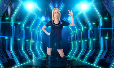 Kiara Cole in Star Trek Into Darkness from VR Cosplay X