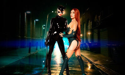 Kylie Rocket and Sera Ryder in Batman The Long Halloween from VR Cosplay X
