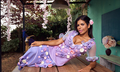 Sheila Ortega in Encanto Isabela from VR Cosplay X