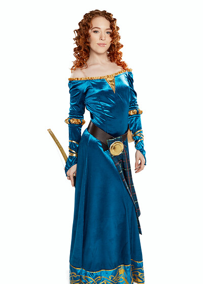 Madi Collins in Brave Merida from VR Cosplay X