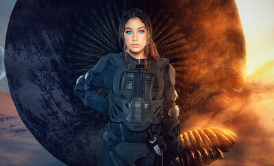 Xxlayna Marie in Dune Chani from VR Cosplay X