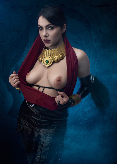 Valentina Nappi in Dragon Age Morrigan from VR Cosplay X