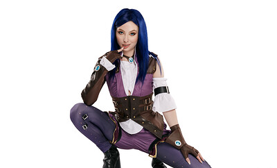 Ailee Anne in League of Legends Caitlyn from VR Cosplay X