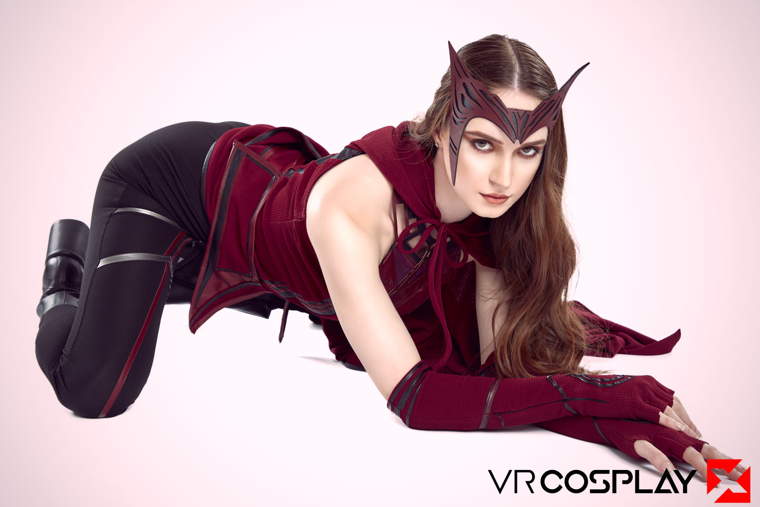 Hazel Moore in VR Cosplay X set Multiverse Of Madness Scarlet Witch