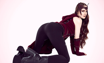 Hazel Moore in Multiverse Of Madness Scarlet Witch from VR Cosplay X