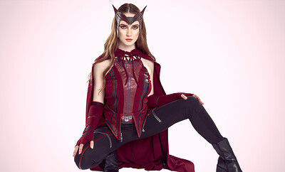 Hazel Moore in Multiverse Of Madness Scarlet Witch from VR Cosplay X