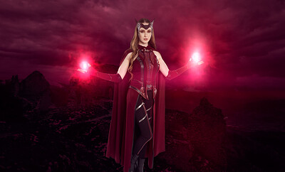 Hazel Moore in Multiverse Of Madness Scarlet Witch from VR Cosplay X