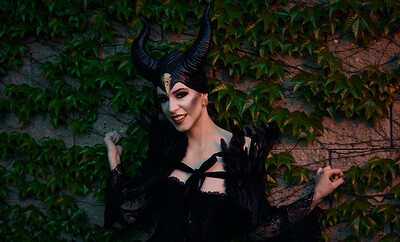 Anna De Ville in Maleficent from VR Cosplay X