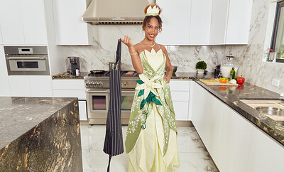 Lacey London in The Princess And The Frog Tiana from VR Cosplay X