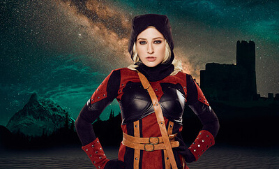 Aubree Valentine in The Elder Scrolls V Astrid from VR Cosplay X