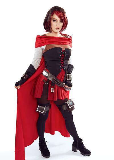 Maddy May in RWBY Ruby Rose from VR Cosplay X