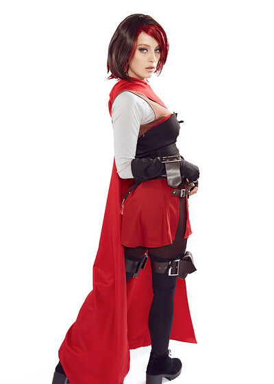 Maddy May in RWBY Ruby Rose from VR Cosplay X
